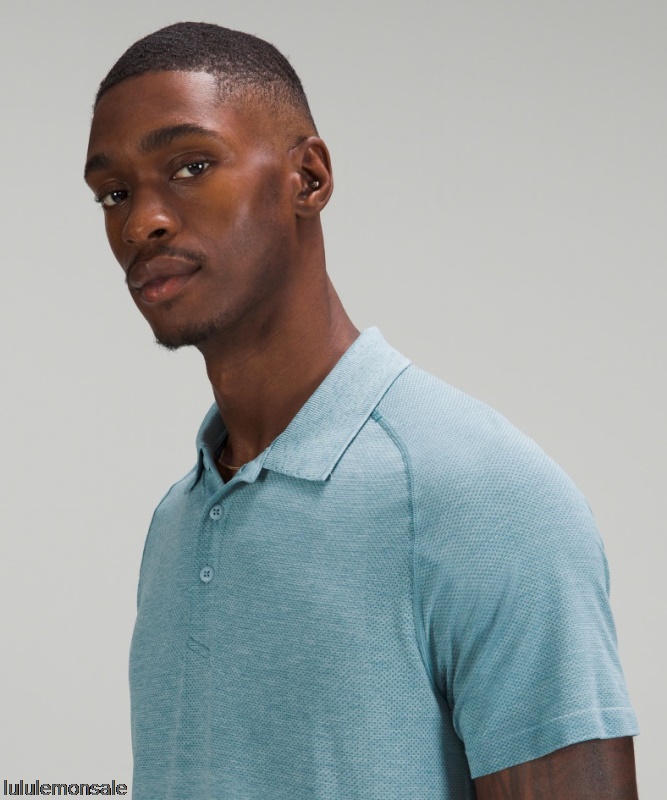 Lululemon Verkauf DELULU733 | Lululemon Deutschland Crest Metal Vent Tech Poloshirt 20